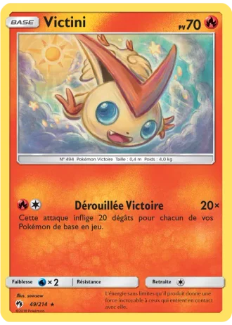 Victini #49/214 — Tonnerre Perdu