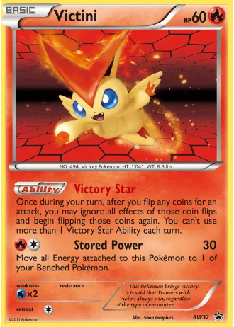 Victini BW32 — Black & White Promos