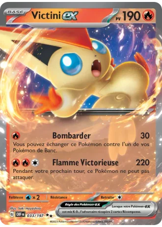 Victini ex #033/197 — Flammes Obsidiennes