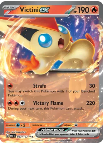 Victini ex #033/197 — Obsidian Flames