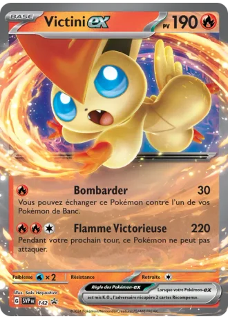 Victini ex #142 — Écarlate & Violet Promos