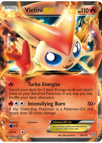Victini EX #18/135 — Plasma Storm