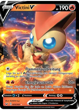Victini V #25/202 — Schwert & Schild