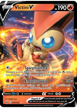 Victini V #25/202 — Spada e Scudo