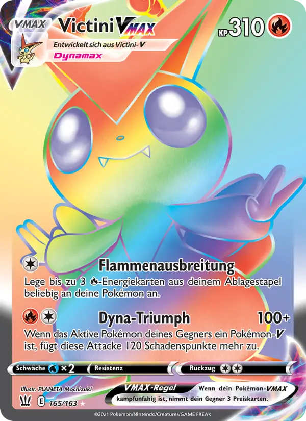Victini VMAX #165 — Kampfstile