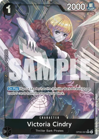 Victoria Cindry (OP06-091) (Full Art) — One Piece The Best (PRB01)