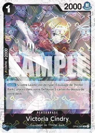 Victoria Cindry (OP06-091) (Jolly Roger Foil) — ONE PIECE CARD THE BEST (PRB01)