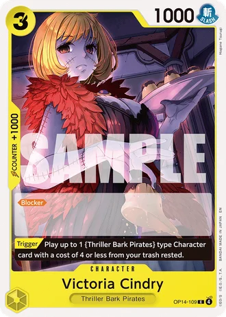 Victoria Cindry (OP14-109) — The Azure Sea's Seven (OP14-EB04)