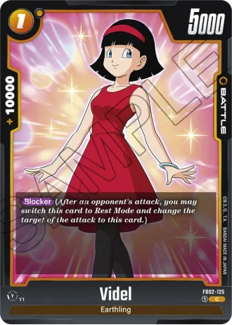 Videl FB02-125 — Blazing Aura (FB02)
