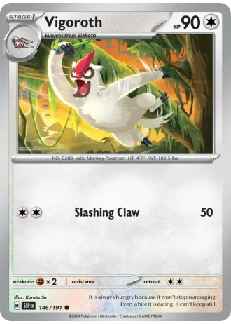 Vigoroth #146/191 — Surging Sparks
