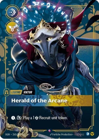Viktor, Herald of the Arcane (Metal) (Best Of) #265/298 — Organized Play Promos