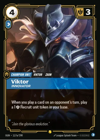 Viktor, Innovator #117a/298 — Origins
