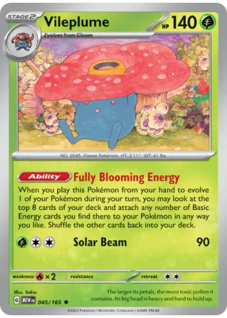 Vileplume #045/165 — 151
