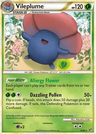 Vileplume #24/90 — Senza Paura
