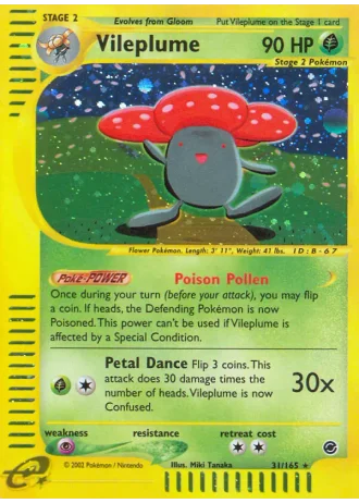 Vileplume #31 — Expedition Base Set