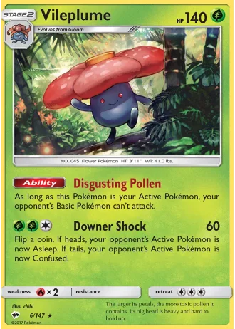 Vileplume #6 — Burning Shadows