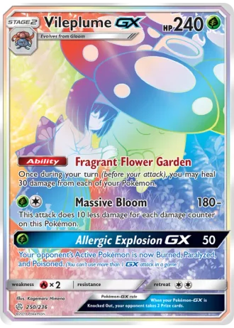 Vileplume GX #250/236 — Cosmic Eclipse