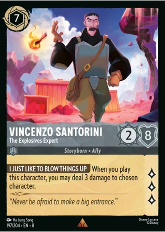 Vincenzo Santorini - The Explosives Expert #197/204 — Reign of Jafar