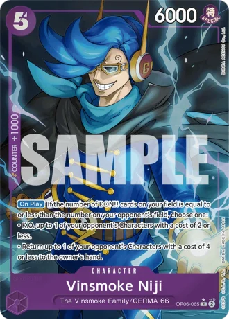 Vinsmoke Niji (OP06-065) (Alternative Art) — One Piece The Best (PRB01)