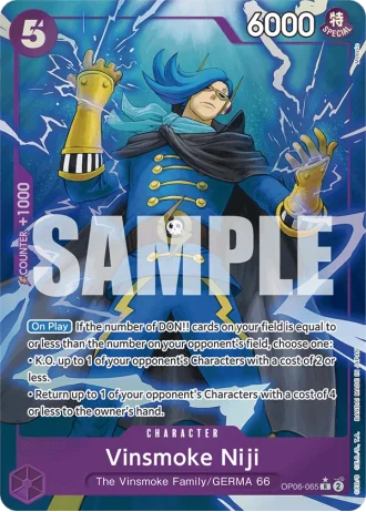 Vinsmoke Niji (OP06-065) (Full Art) — One Piece The Best (PRB01)