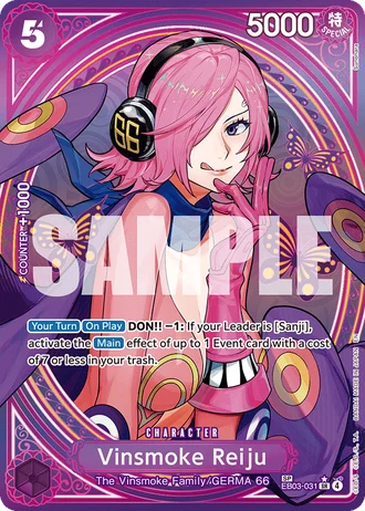 Vinsmoke Reiju (EB03-031) (Alternative Art 2) — ONE PIECE Heroines Edition (EB03)