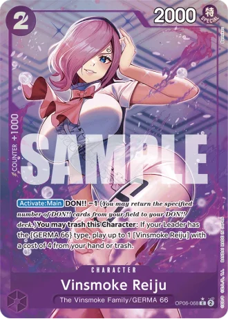 Vinsmoke Reiju (OP06-068) (Full Art) — One Piece The Best (PRB01)