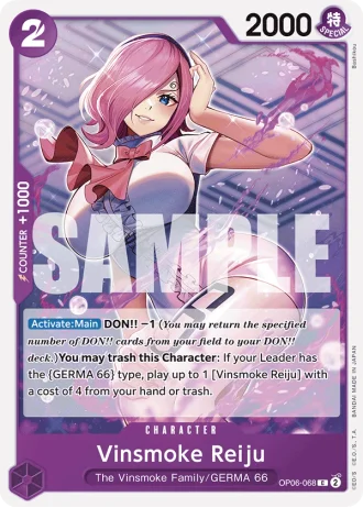 Vinsmoke Reiju (OP06-068) (Reprint) — One Piece The Best (PRB01)