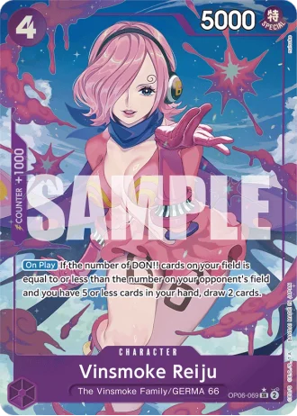 Vinsmoke Reiju (OP06-069) (Alternative Art) — One Piece The Best (PRB01)
