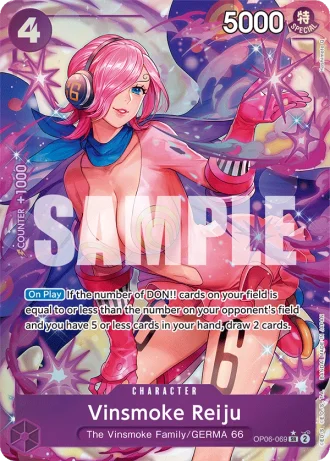 Vinsmoke Reiju (OP06-069) (Alternative Art) — Wings of the Captain (OP06)