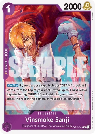 Vinsmoke Sanji (OP10-063) — Royal Blood (OP10)