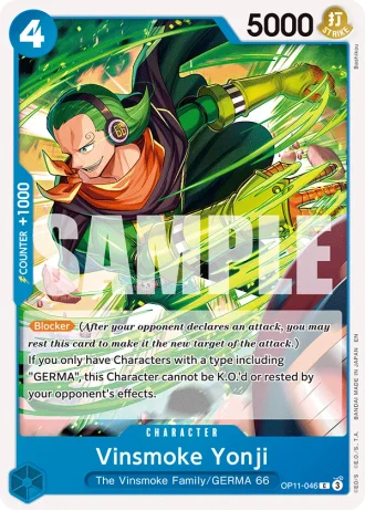 Vinsmoke Yonji (OP11-046) — A Fist of Divine Speed (OP11)