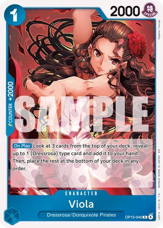 Viola (OP15-040) — Adventure on Kami's Island (OP15-EB04)
