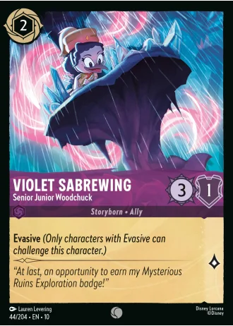 Violet Sabrewing - Senior Junior Woodchuck #44/204 — Whispers in the Well