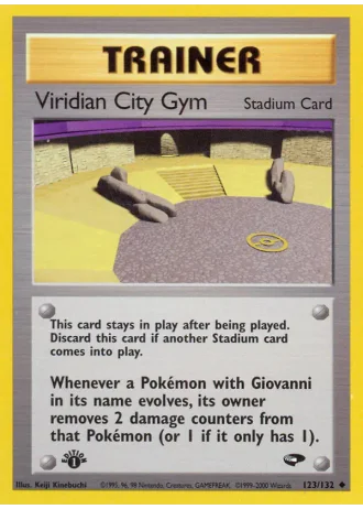 Viridian City Gym (1st Edition) #123/132 — Gym Challenge (1st Edition)