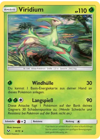 Viridium #8/73 — Schimmernde Legenden