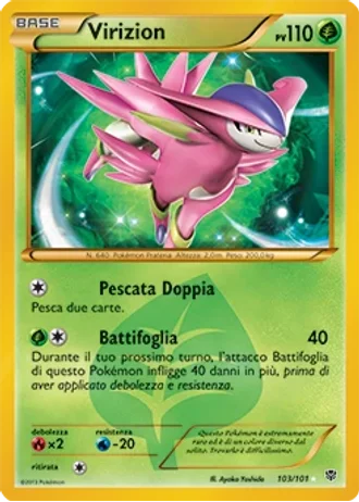 Virizion #103/101 — Esplosione Plasma