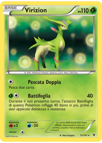 Virizion #13/101 — Vittorie Regali