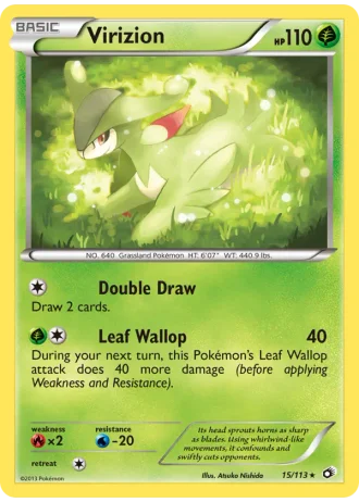 Virizion #15 — Legendary Treasures