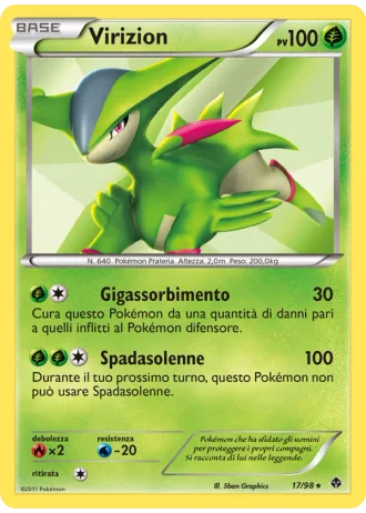 Virizion #17/98 — Nuove Forze