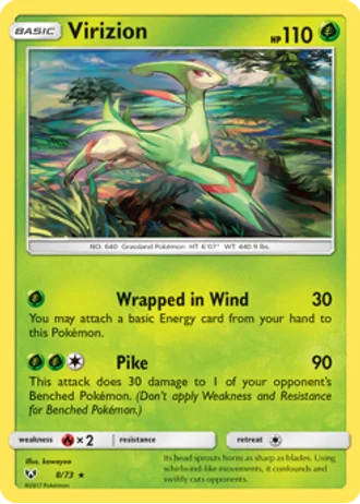 Virizion #8/73 — Shining Legends