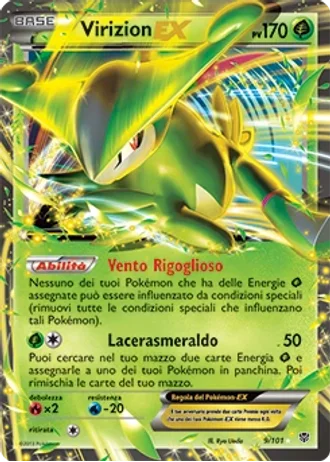 Virizion EX #9/101 — Esplosione Plasma
