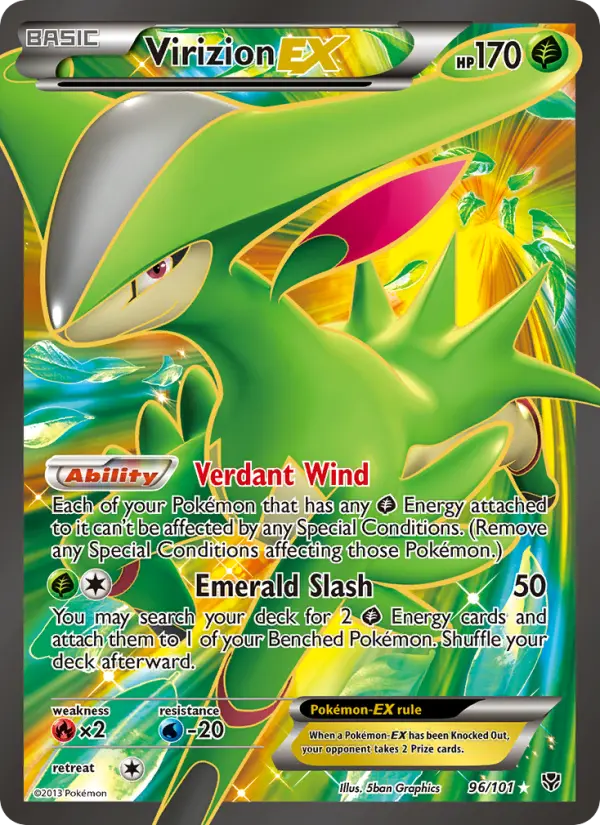 Virizion EX #96 — Plasma Blast