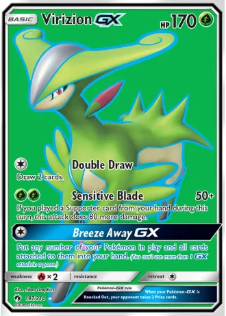 Virizion GX #197/214 — Lost Thunder