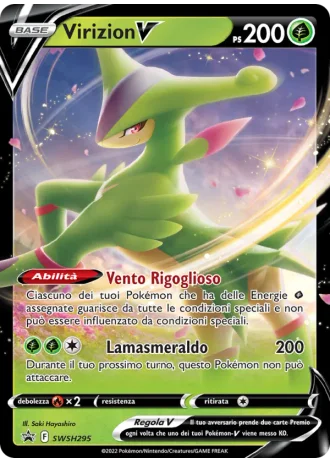 Virizion V SWSH295 — Spada e Scudo Promos