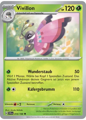 Vivillon #010 — Karmesin & Purpur