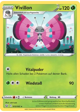 Vivillon #13/163 — Kampfstile