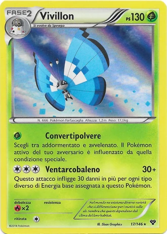 Vivillon (Marine Pattern) #17/146 — XY
