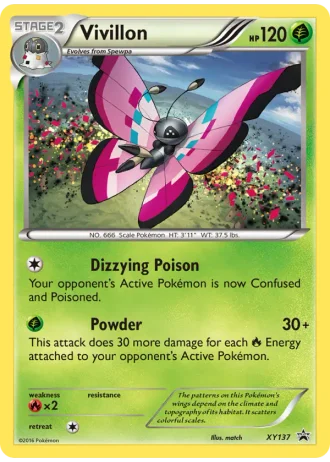 Vivillon XY137 — XY Promos