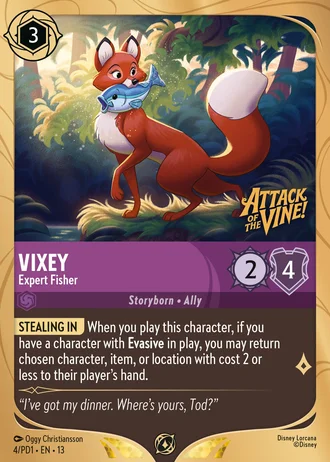 Vixey - Expert Fisher PD1-4/261 — Attack of the Vine!