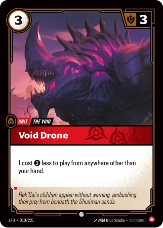 Void Drone #010/221 — Spiritforged